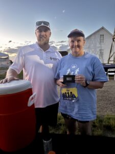 Local painting company at 5k run