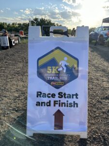 Local painting company at 5k run