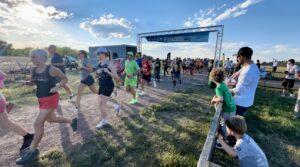 Local painting company at 5k run
